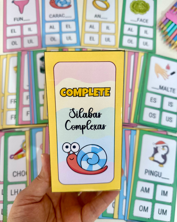 COMPLETE COM AS SÍLABAS COMPLEXAS - Imagem 3