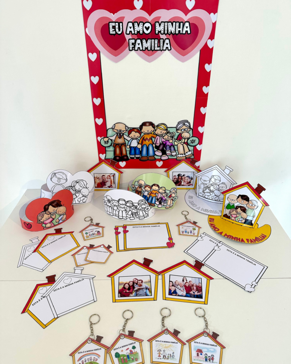 KIT LEMBRANCINHAS E MOLDURA- DIA DA FAMÍLIA