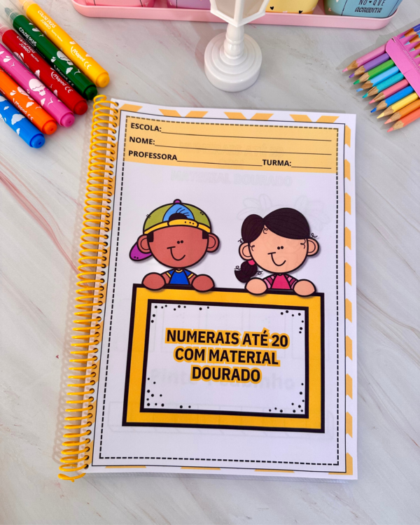 APOSTILA NUMERAIS ATÉ 20- MATERIAL DOURADO