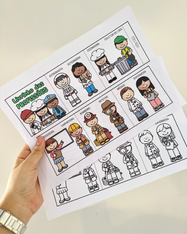 ATIVIDADE DIA DO TRABALHO E LIVRINHO DAS PROFISSÕES - Imagem 2