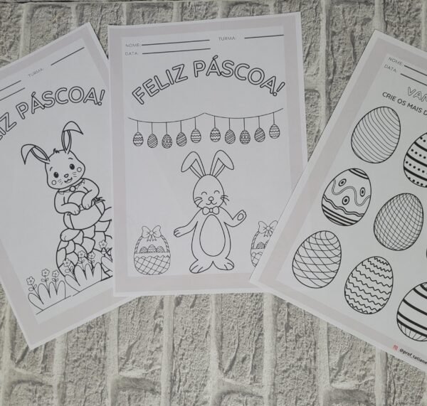KIT PÁSCOA- ATIVIDADES E LEMBRANCINHAS - Image 8