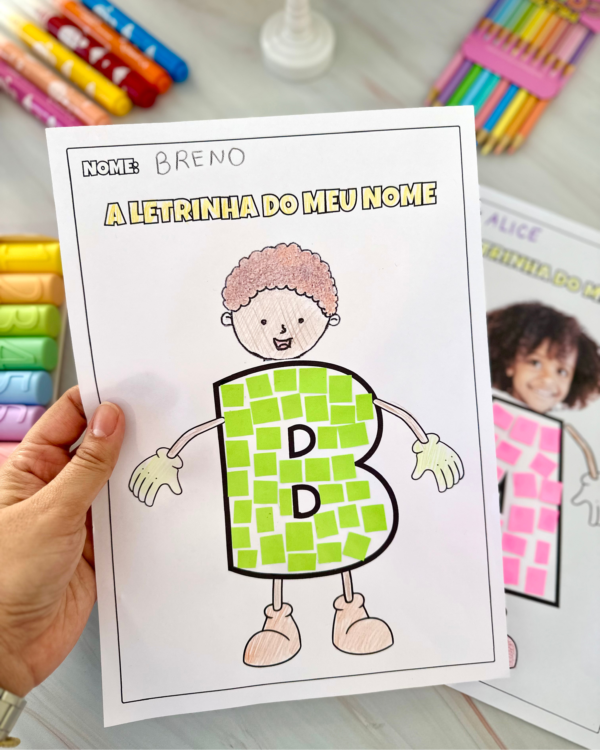 ATIVIDADES: A LETRINHA DO MEU NOME - Imagem 2