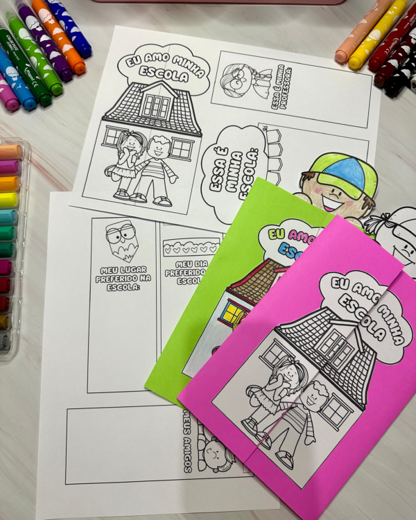 LAPBOOK DIA DA ESCOLA