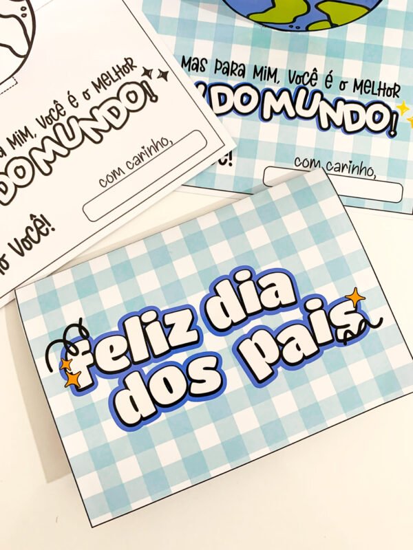 CARTÃO 3D DIA DOS PAIS - Imagem 3