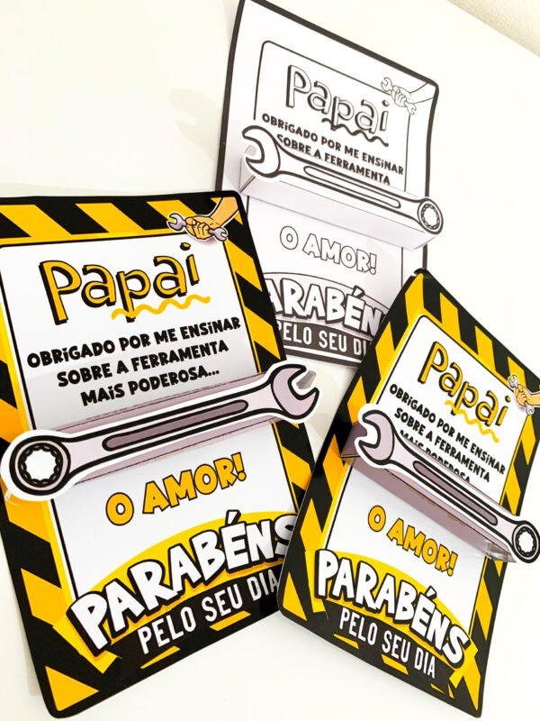 CARTÃO DIA DOS PAIS FERRAMENTA - Imagem 3