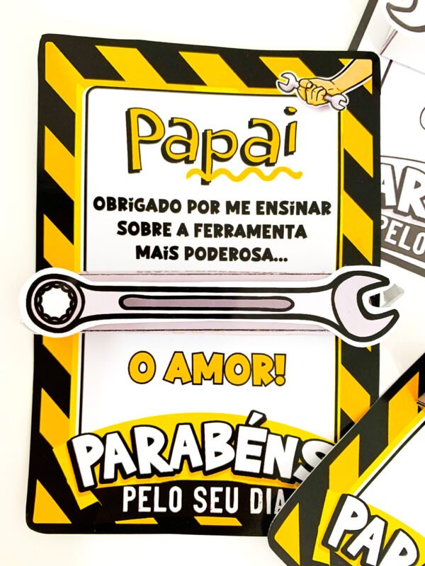 CARTÃO DIA DOS PAIS FERRAMENTA - Imagem 2