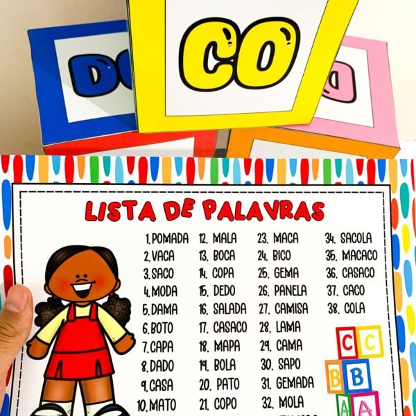 KIT DADO DAS SÍLABAS