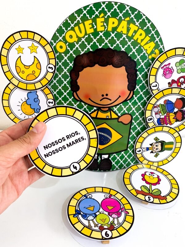 LUVA COM POEMA- O QUE É A PÁTRIA? - Imagem 2