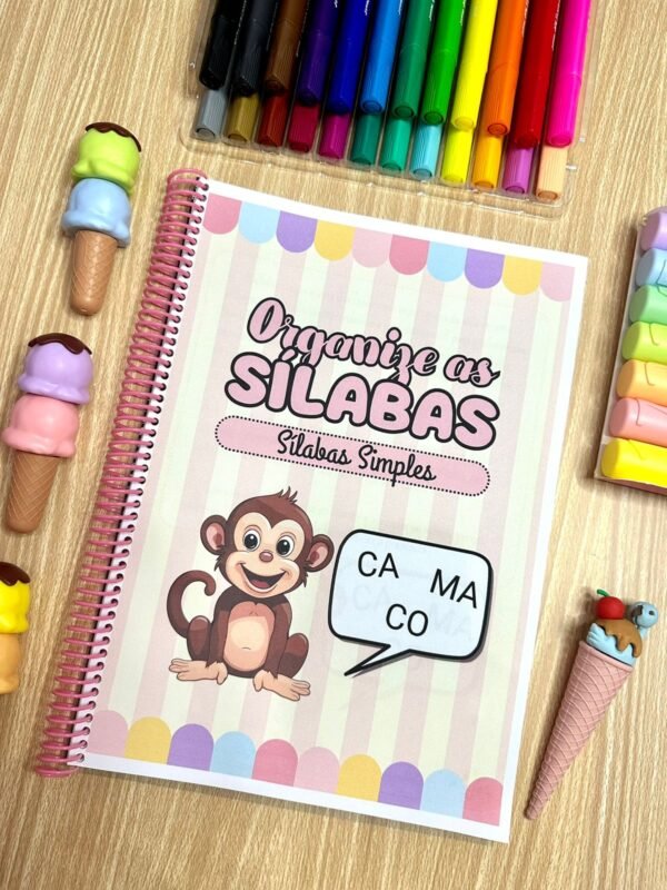 ORGANIZE AS SÍLABAS SIMPLES