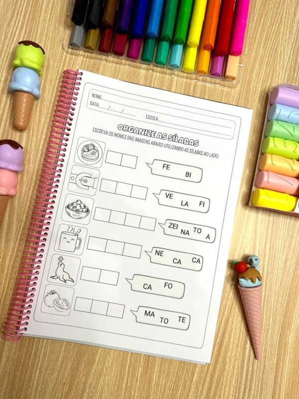 KIT ORGANIZE AS SÍLABAS SIMPLES E COMPLEXAS - Imagem 2