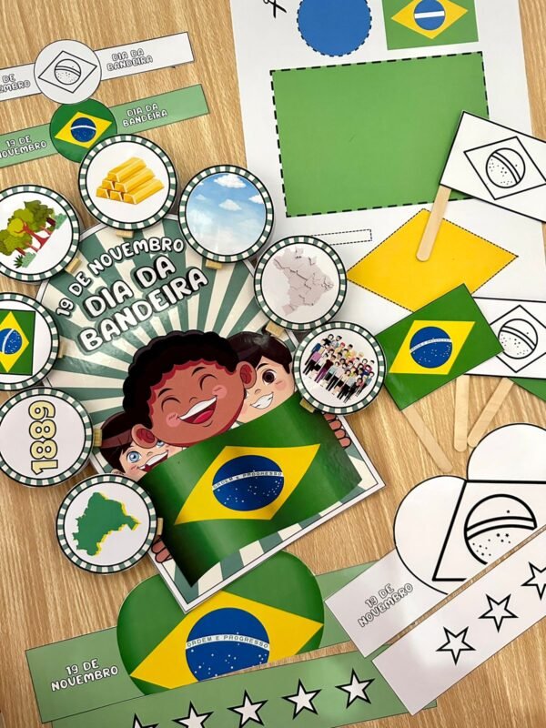LUVA PEDAGÓGICA E LEMBRANCINHAS DIA DA BANDEIRA - Image 2