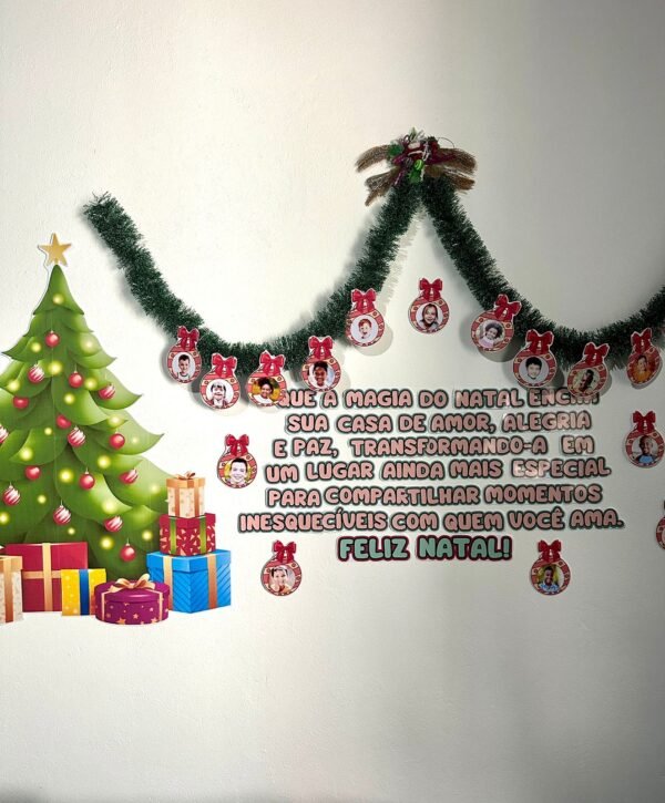 PAINEL DE NATAL COM FOTOS EDITÁVEIS