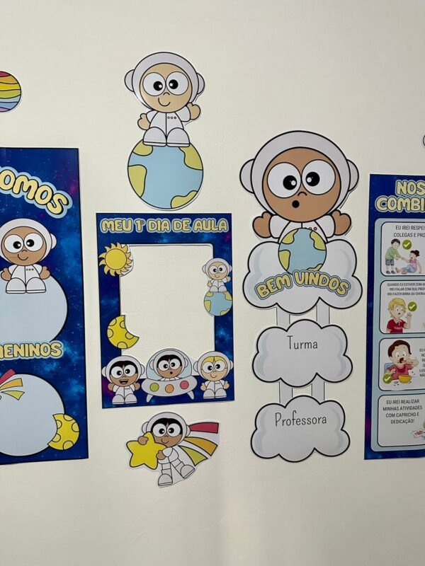 KIT DECORAÇÃO SALA DE AULA ASTRONAUTA - Image 18