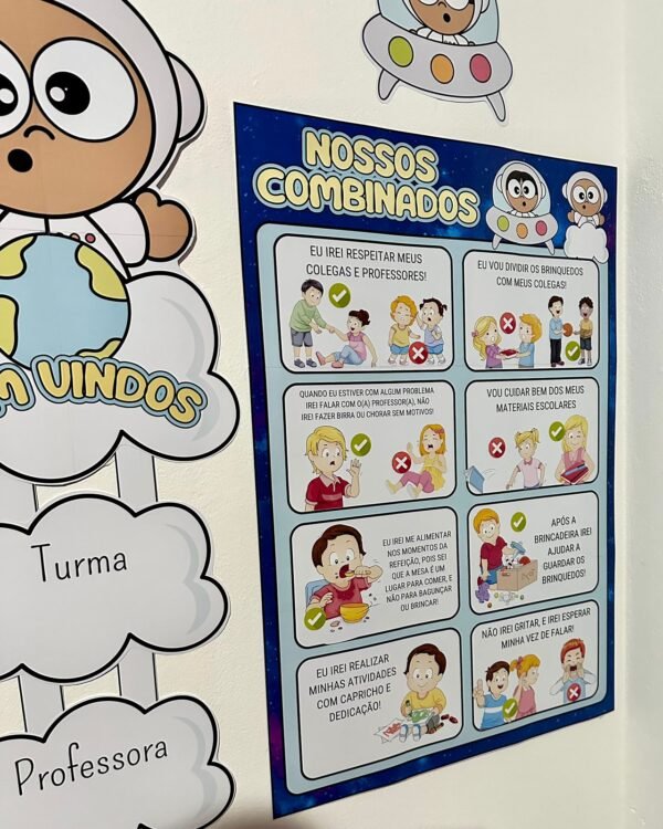 KIT DECORAÇÃO SALA DE AULA ASTRONAUTA - Image 14