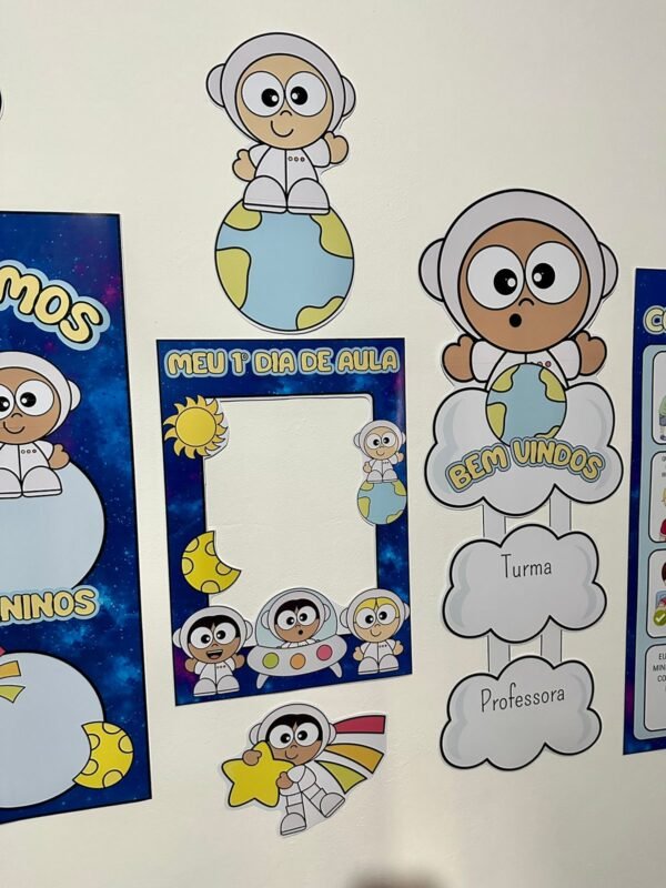 KIT DECORAÇÃO SALA DE AULA ASTRONAUTA - Image 15