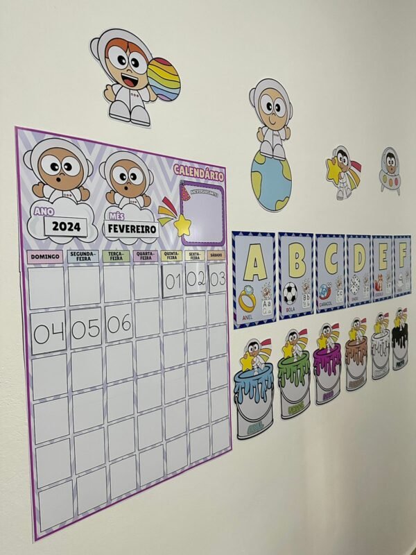 KIT DECORAÇÃO SALA DE AULA ASTRONAUTA - Image 7