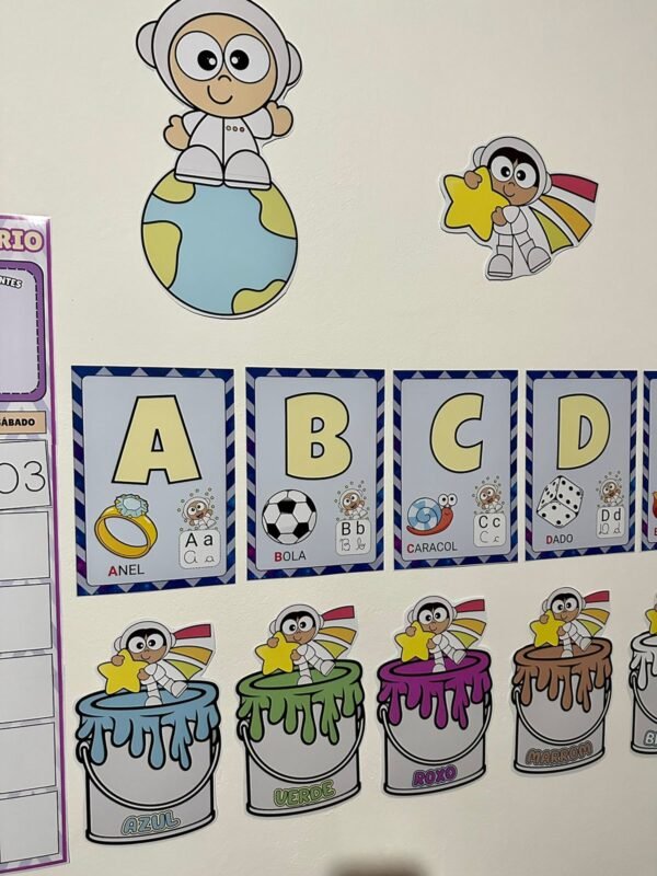 KIT DECORAÇÃO SALA DE AULA ASTRONAUTA - Image 4