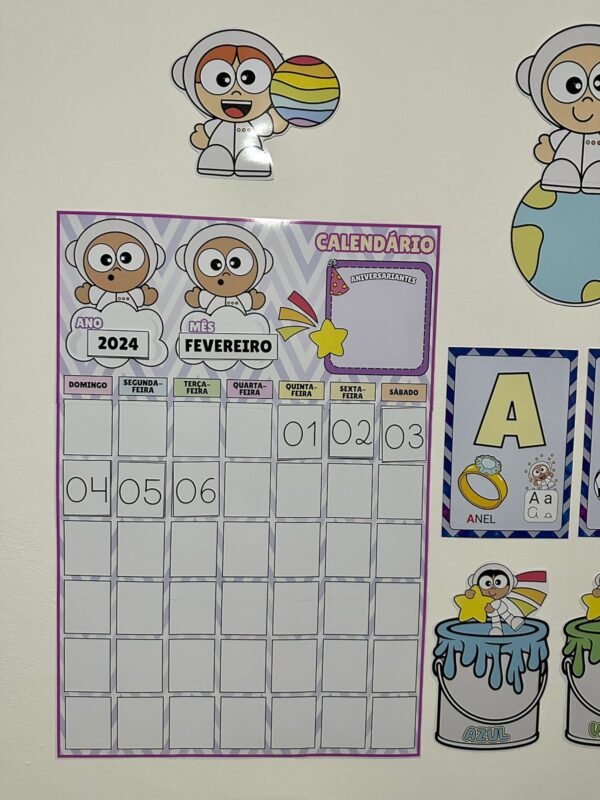 KIT DECORAÇÃO SALA DE AULA ASTRONAUTA - Image 5