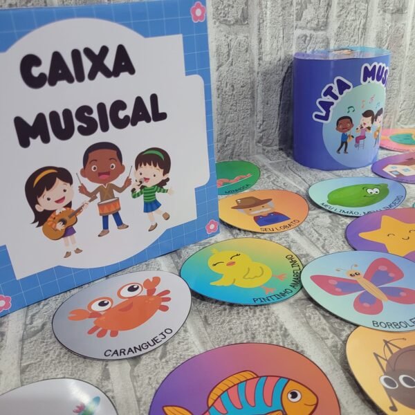 CAIXA E LATA MUSICAL - Imagem 4