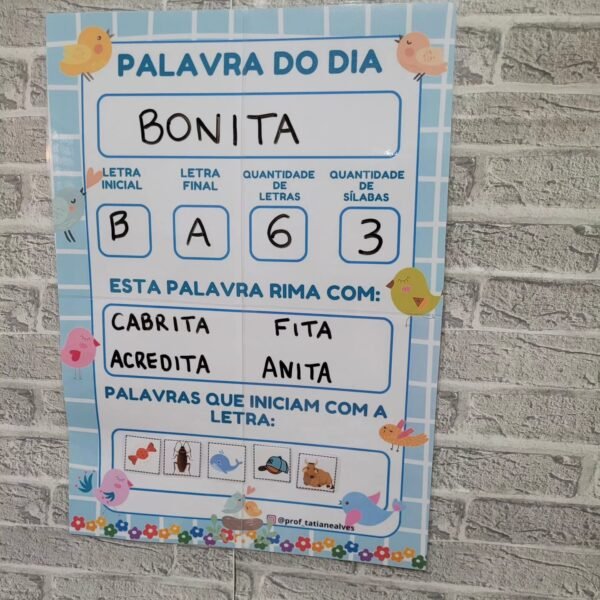 CARTAZ PALAVRA DO DIA - Imagem 4