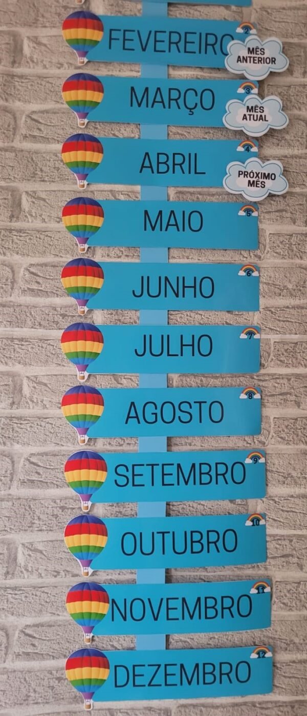 CARTAZ MESES DO ANO - Image 2