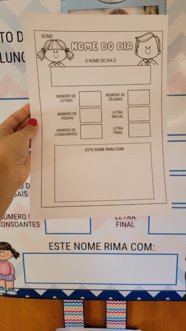 CARTAZ PARA EXPLORAR NOME DO DIA - Imagem 2