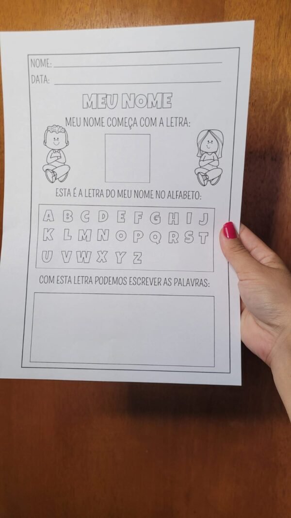 APOSTILA DE ATIVIDADES: MEU NOME - Imagem 2