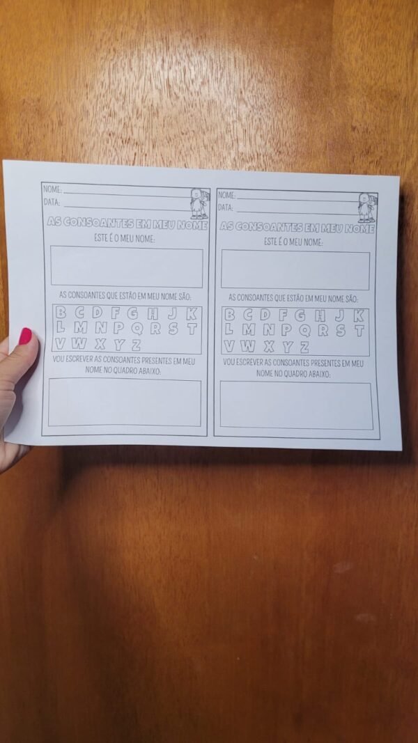 APOSTILA DE ATIVIDADES: MEU NOME - Imagem 4