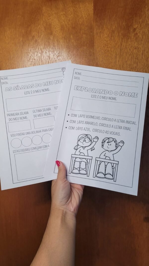 APOSTILA DE ATIVIDADES: MEU NOME - Imagem 3