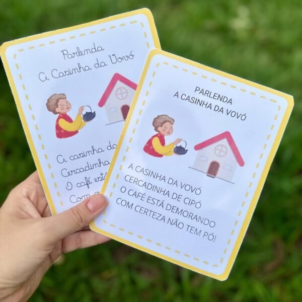 PARLENDAS PARA LEITURA