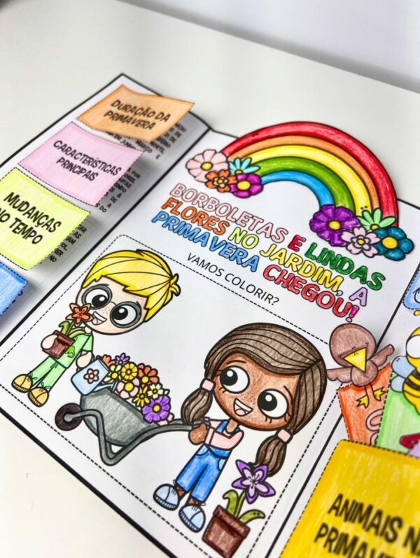 LAPBOOK PRIMAVERA - Imagem 6