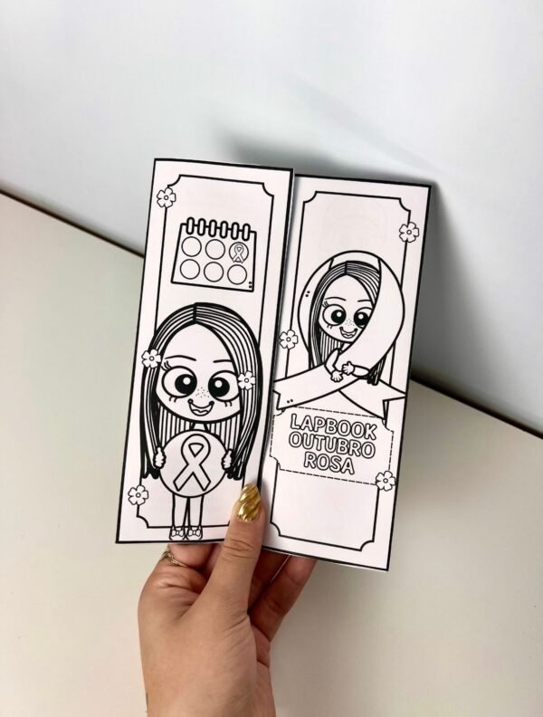 LAPBOOK OUTUBRO ROSA - Imagem 3