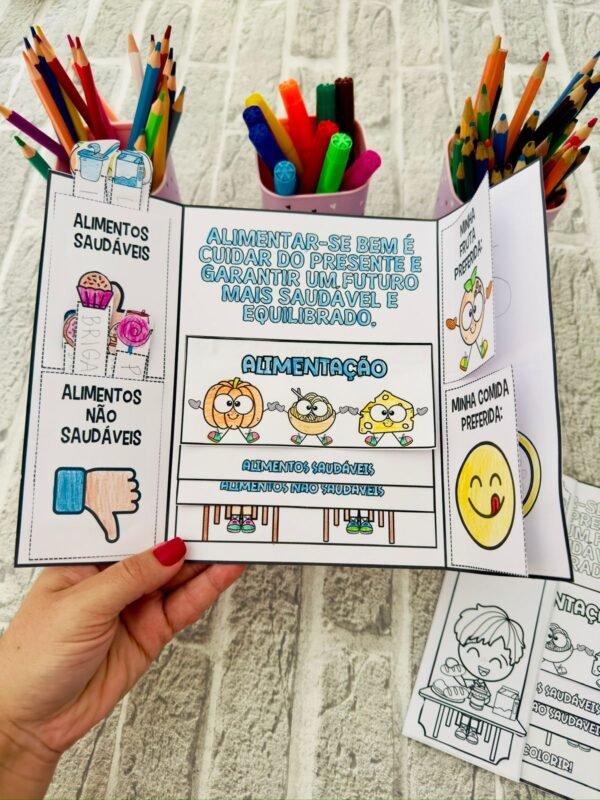 LAPBOOK ALIMENTAÇÃO - Imagem 8