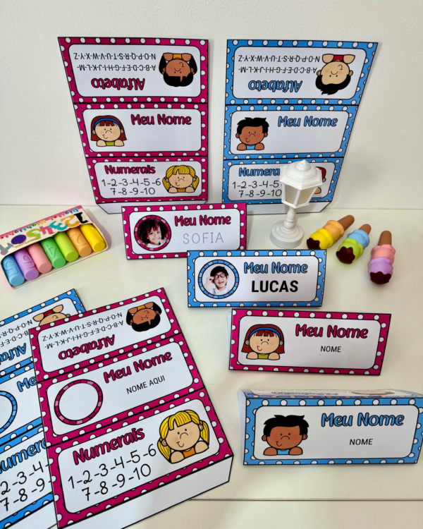 CRACHÁ DE MESA EDUCAÇÃO INFANTIL - Imagem 2