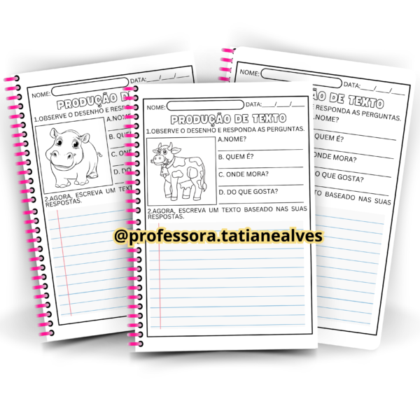 APOSTILA PRODUÇÃO DE TEXTOS COM 49 ATIVIDADES - Imagem 2