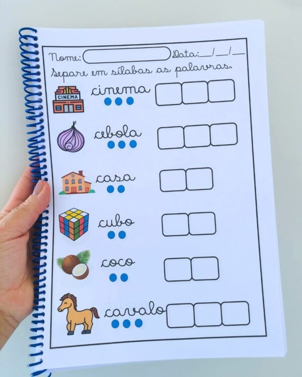 DECOMPONDO EM SÍLABAS- LETRA CURSIVA - Image 8