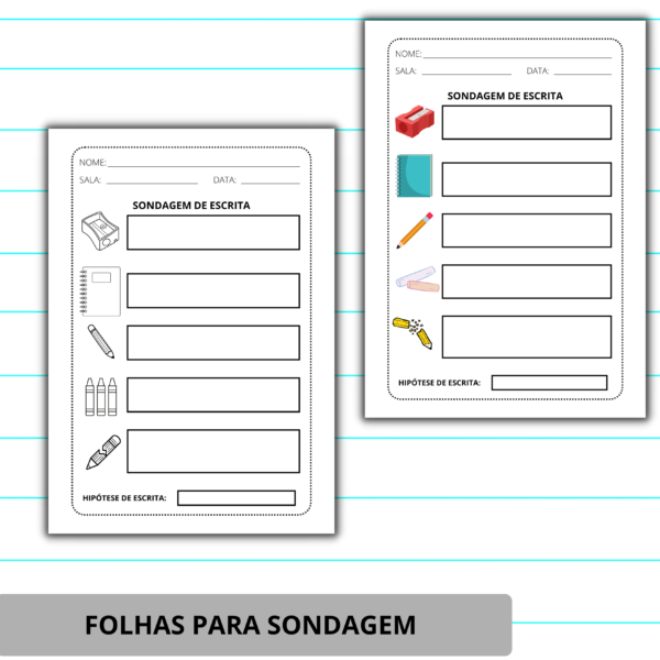 FOLHAS PARA SONDAGEM DIAGNÓSTICA - Image 2