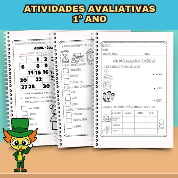 ATIVIDADES AVALIATIVAS 1º ANO- 1º BIMESTRE - Image 4