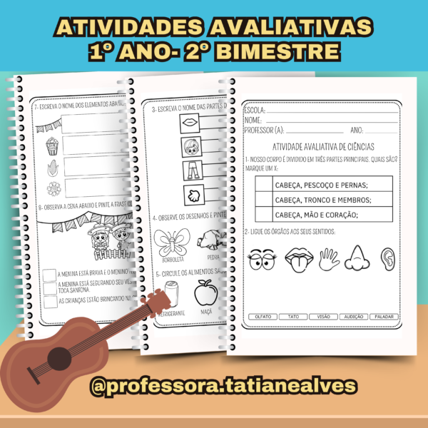 ATIVIDADES AVALIATIVAS- 1º ANO- 2º BIMESTRE - Image 6