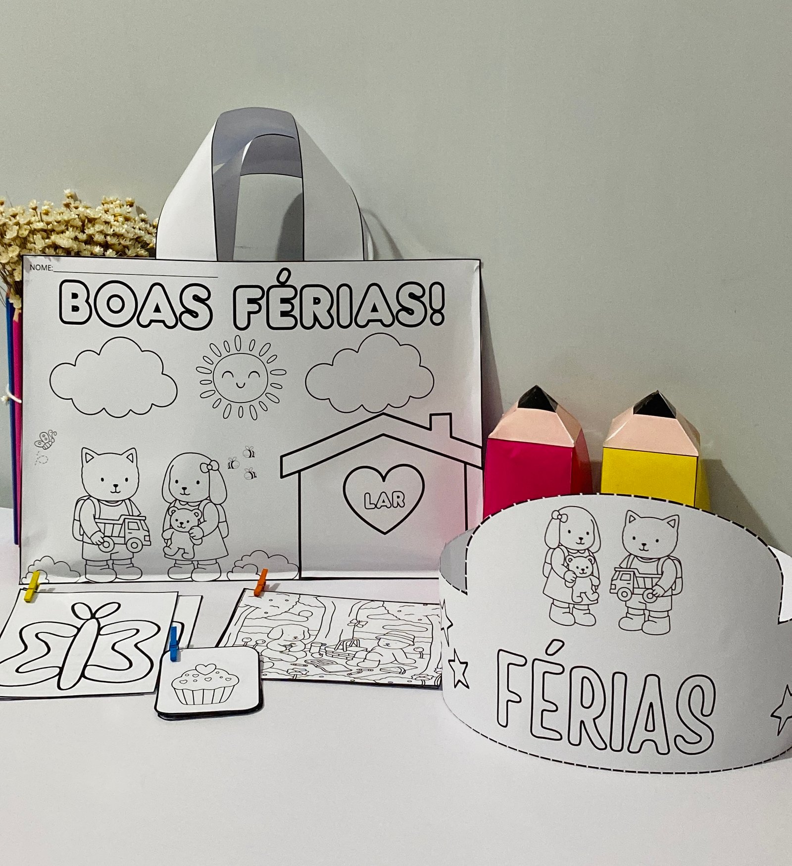 KIT BOBBIE GOODS- BOAS FÉRIAS COM 60 ATIVIDADES PARA COLORIR BOBBIE GOODS - Imagem 6