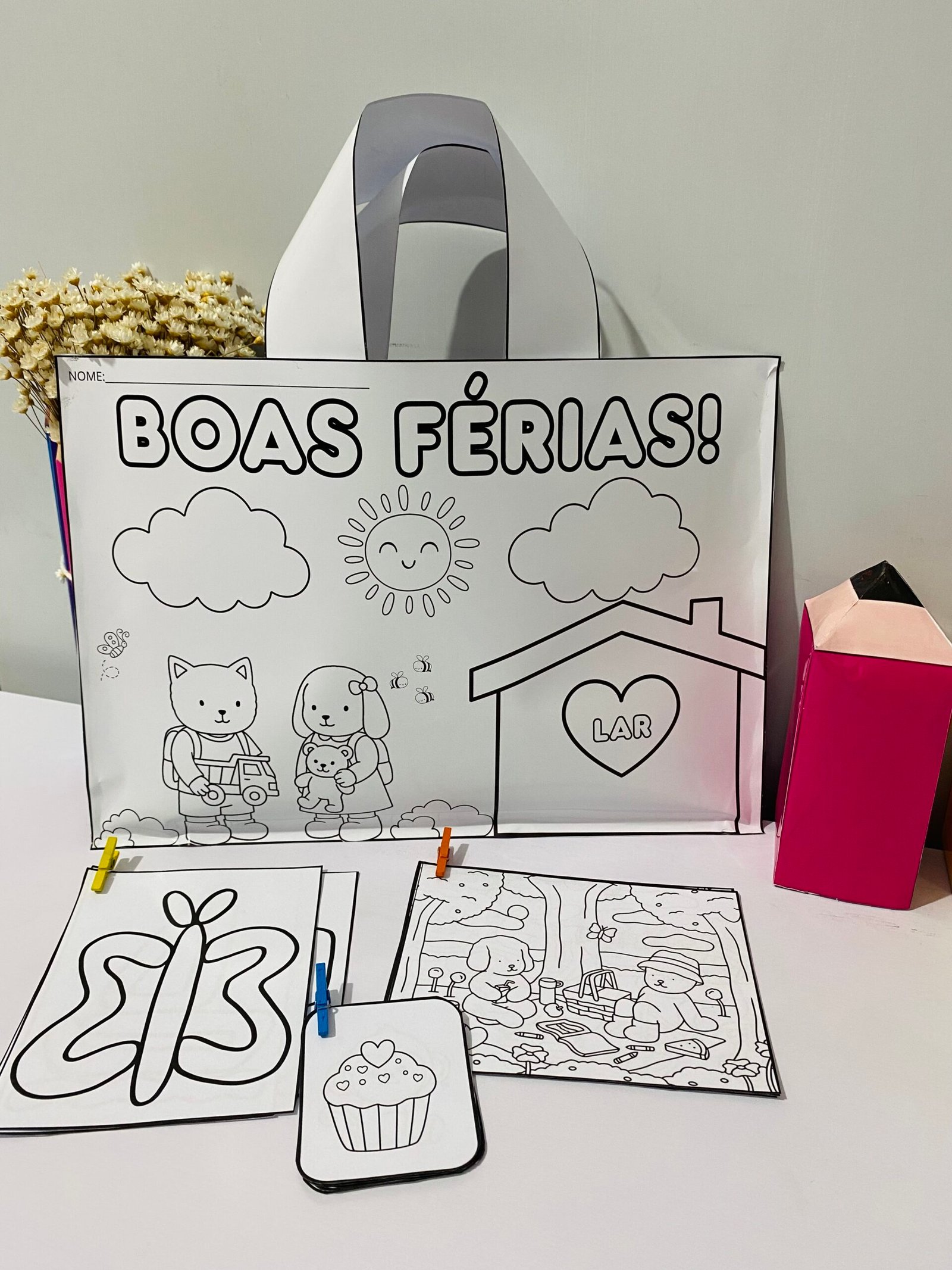 KIT BOBBIE GOODS- BOAS FÉRIAS COM 60 ATIVIDADES PARA COLORIR BOBBIE GOODS - Imagem 5