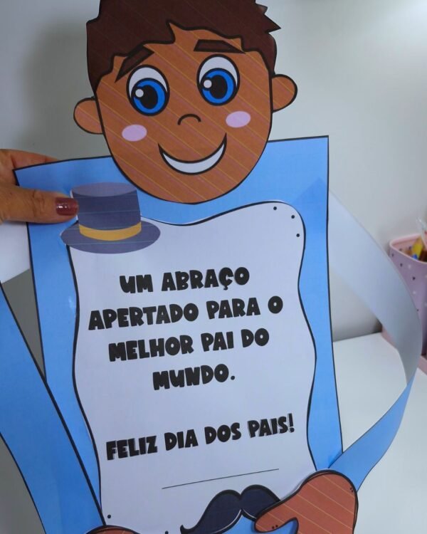 CARTÃO ABRAÇO- DIA DOS PAIS