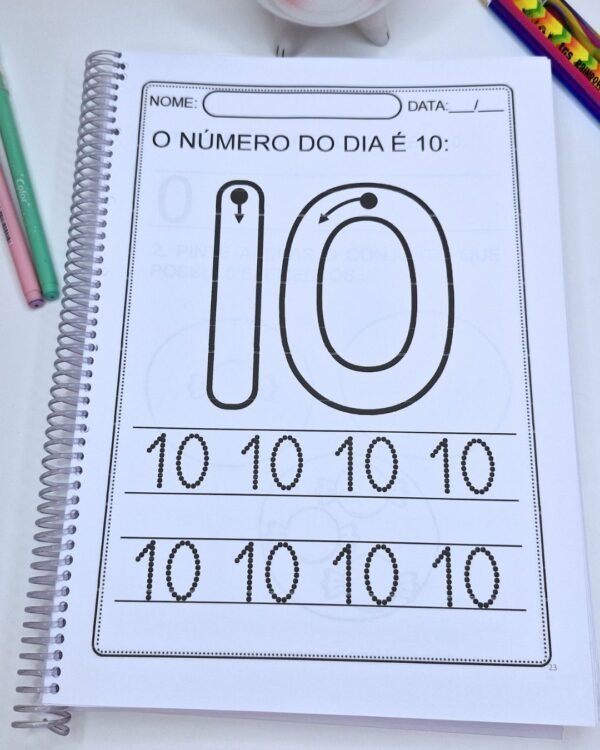 APOSTILA COM 160 PÁGINAS NÚMEROS ATÉ 99 - Image 10