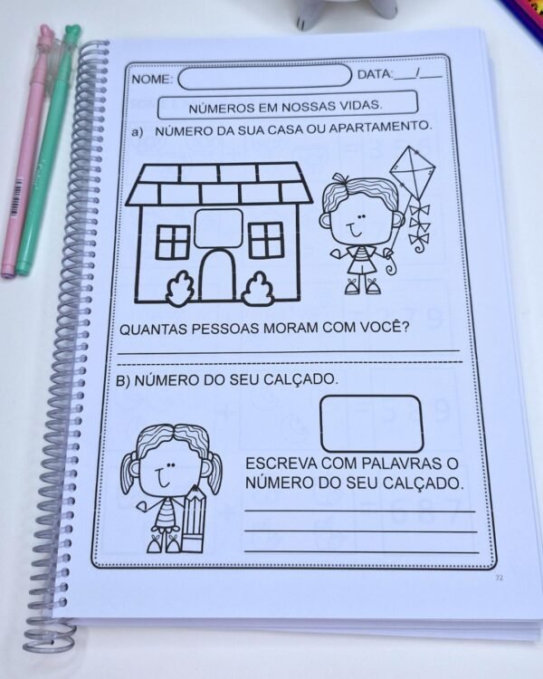 APOSTILA COM 160 PÁGINAS NÚMEROS ATÉ 99 - Image 11