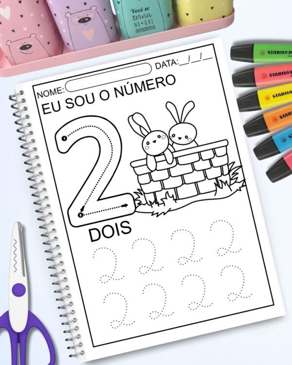 APOSTILA COM 33 ATIVIDADES NÚMEROS DE 0 A 10 - Image 6