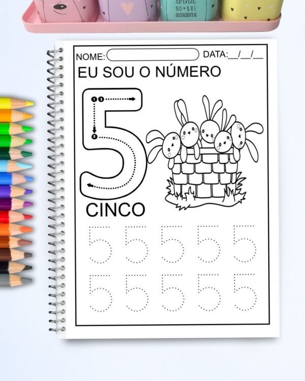 APOSTILA COM 33 ATIVIDADES NÚMEROS DE 0 A 10 - Image 5