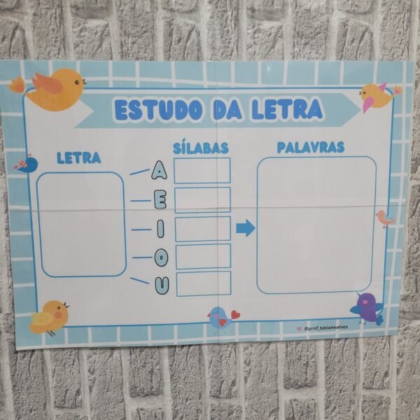 PAINEL ESTUDO DA LETRA - Imagem 5