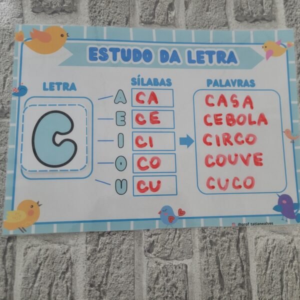 PAINEL ESTUDO DA LETRA - Imagem 4