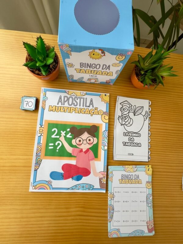 KIT INTERATIVO DA TABUADA