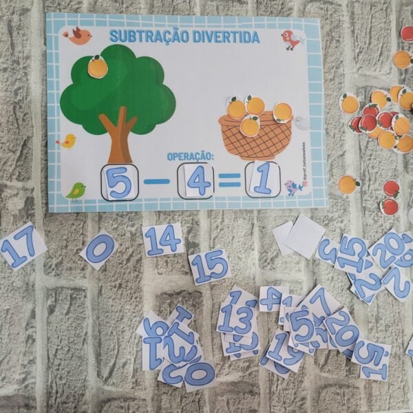 ADIÇÃO E SUBTRAÇÃO DIVERTIDAS – PRANCHAS LÚDICAS PARA APRENDER BRINCANDO